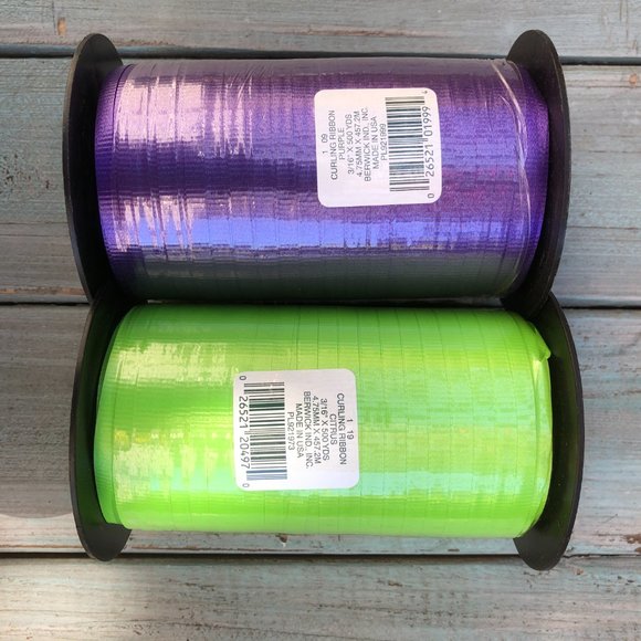 Berwick Crimped Curling Ribbon (2 Spool Set) 3/16-Inch by 500-Yard (NEW) - Picture 6 of 8